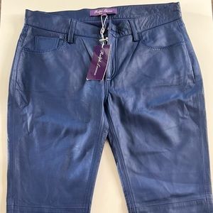 Ralph Lauren purple label leather pants